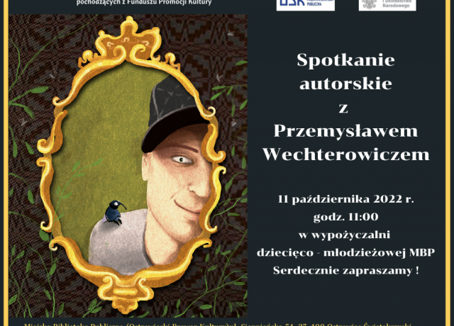 Zapraszamy na spotkanie autorskie z Przemysławem Wechterowiczem