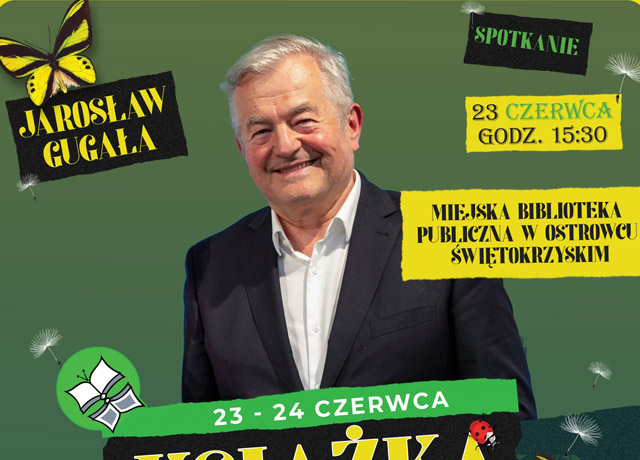 Plakat spotkania z Jarosławem Gugałą.